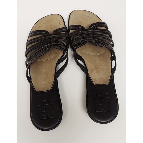 Cole Haan Air Kaitlin Women's Dark Brown Leather Slide Sandals Shoes Size 10AA - Picture 8 of 12